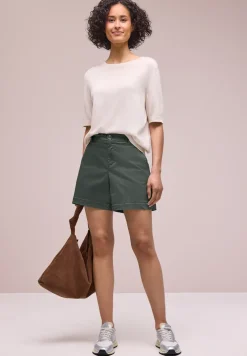 Short chino Mid Waist, coupe décontractée