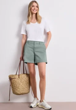 Short chino Mid Waist, coupe décontractée
