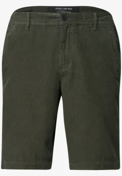 Short chino Regular Fit en velours côtelé