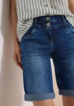 Short en jean Slim Leg, coupe casual