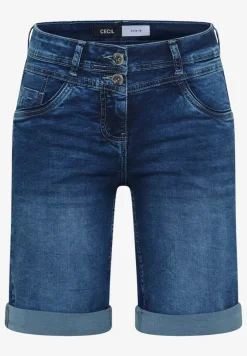 Short en jean Slim Leg, coupe casual
