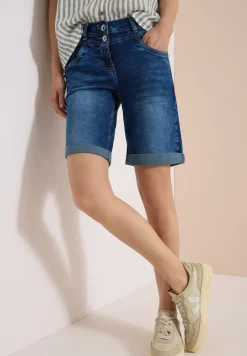 Short en jean Slim Leg, coupe casual