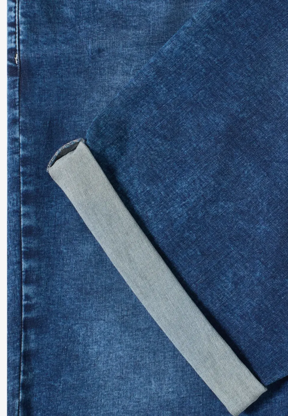 Short en jean taille haute coupe ample