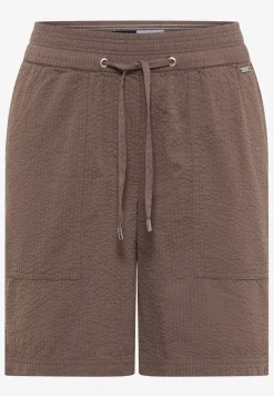 Short en seersucker dans des couleurs unies