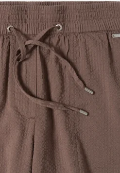 Short en seersucker dans des couleurs unies