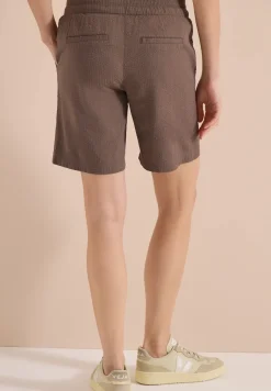 Short en seersucker dans des couleurs unies