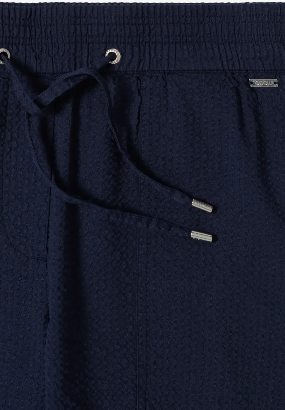 Short en seersucker dans des couleurs unies