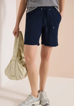 Short en seersucker dans des couleurs unies