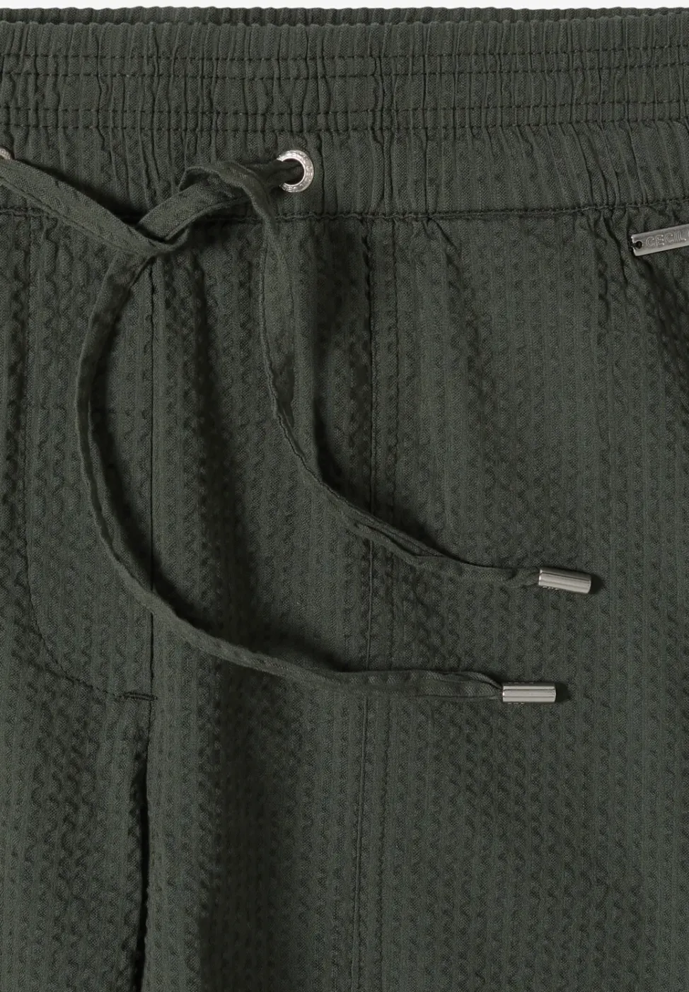 Short en seersucker dans des couleurs unies