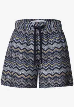 Short High Waist Loose Fit avec imprimé