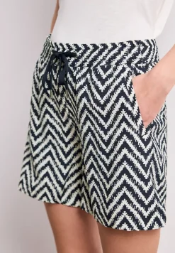 Short High Waist Loose Fit avec imprimé