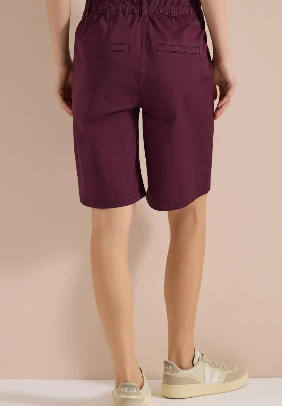 Short Mid Waist à jambes droites, coupe décontractée