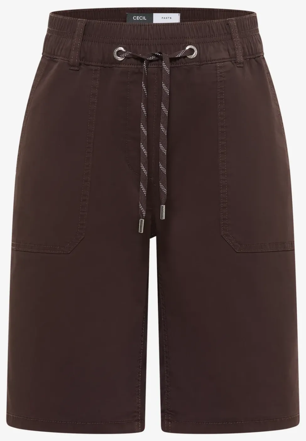 Short Mid Waist à jambes droites, coupe décontractée
