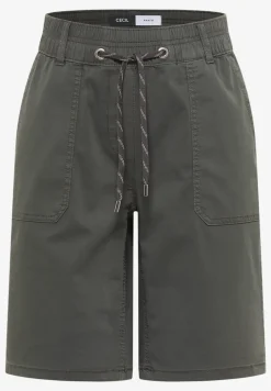 Short Mid Waist à jambes droites, coupe décontractée