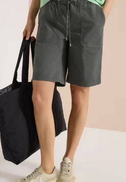 Short Mid Waist à jambes droites, coupe décontractée