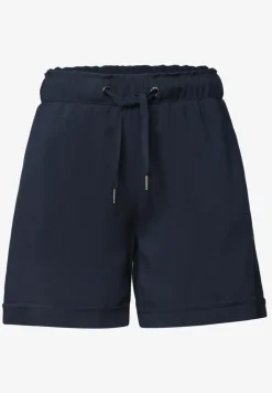 Short taille haute avec ceinture paperbag