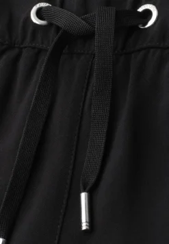 Short taille haute avec ceinture paperbag