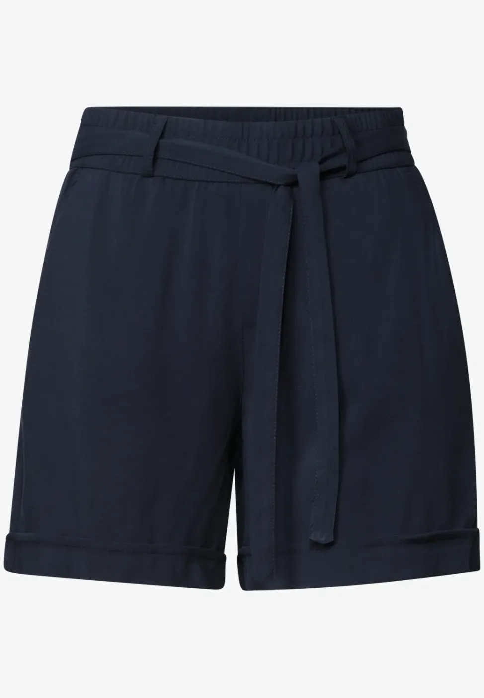 Short taille haute avec ceinture