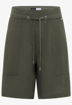 Short taille haute wide leg structuré