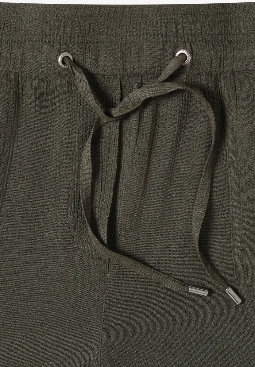 Short taille haute wide leg structuré
