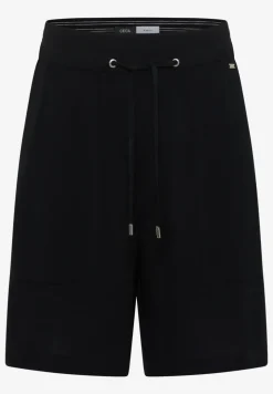 Short taille haute wide leg structuré