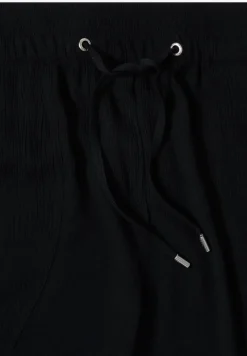 Short taille haute wide leg structuré