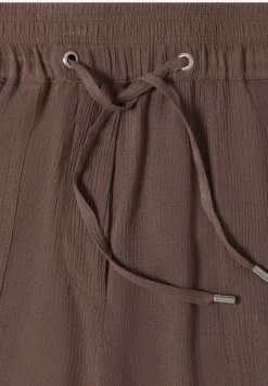 Short taille haute wide leg structuré
