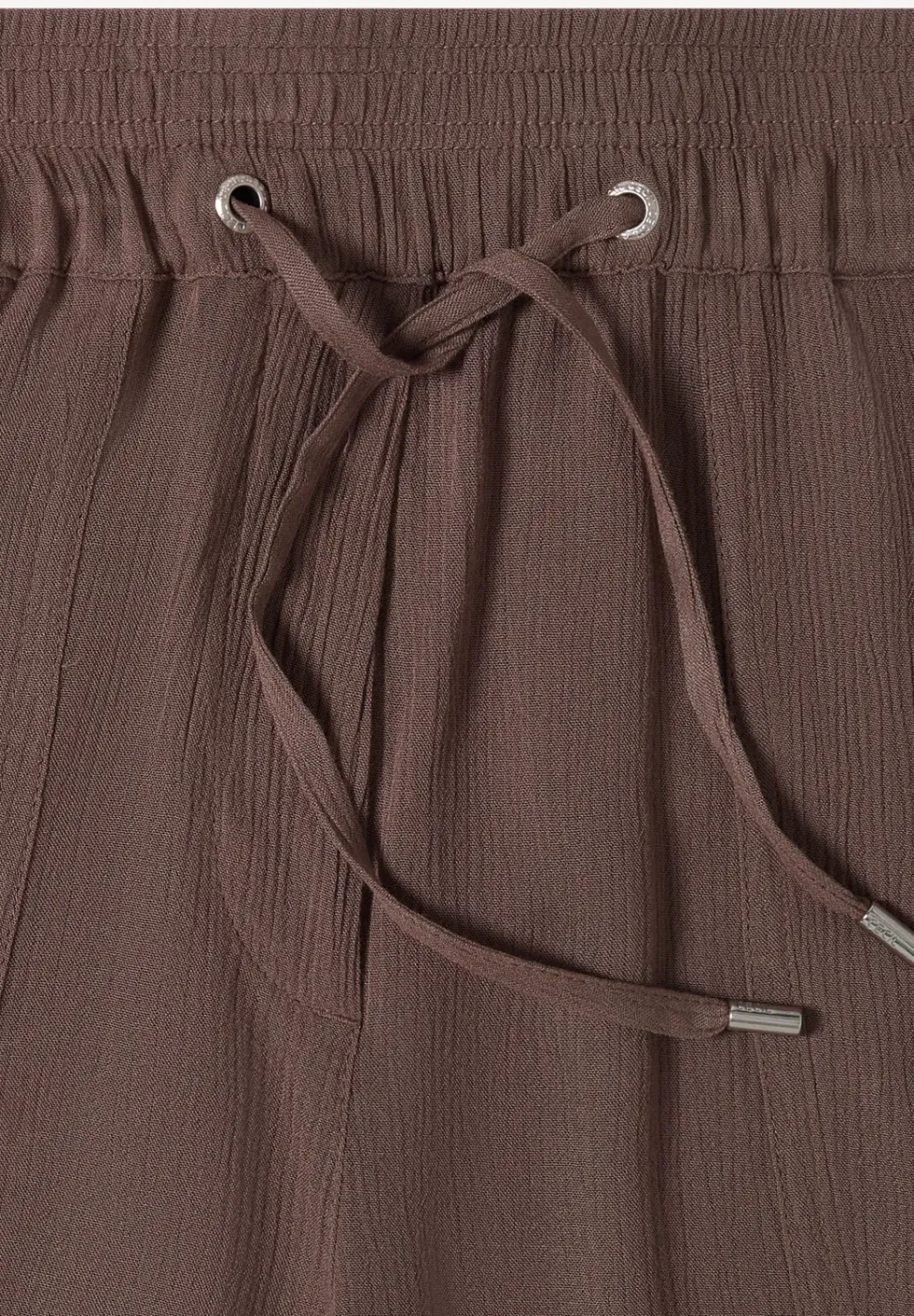 Short taille haute wide leg structuré