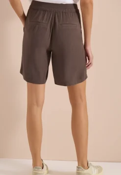 Short taille haute wide leg structuré