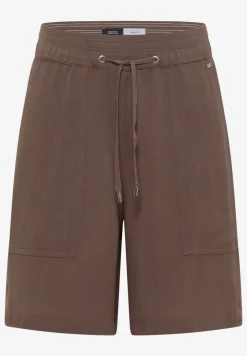Short taille haute wide leg structuré