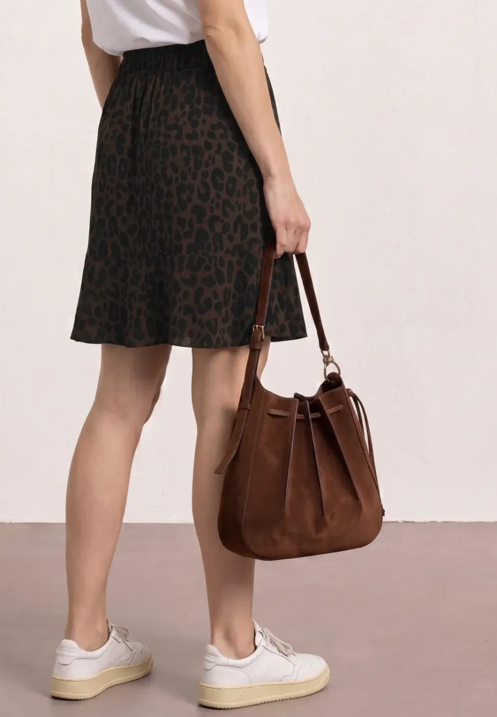 Skort avec volants et imprimé