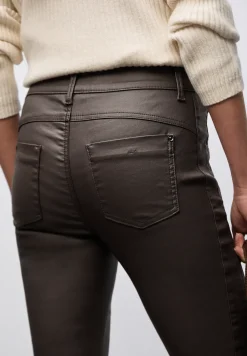 Slim Fit pantalon enduit