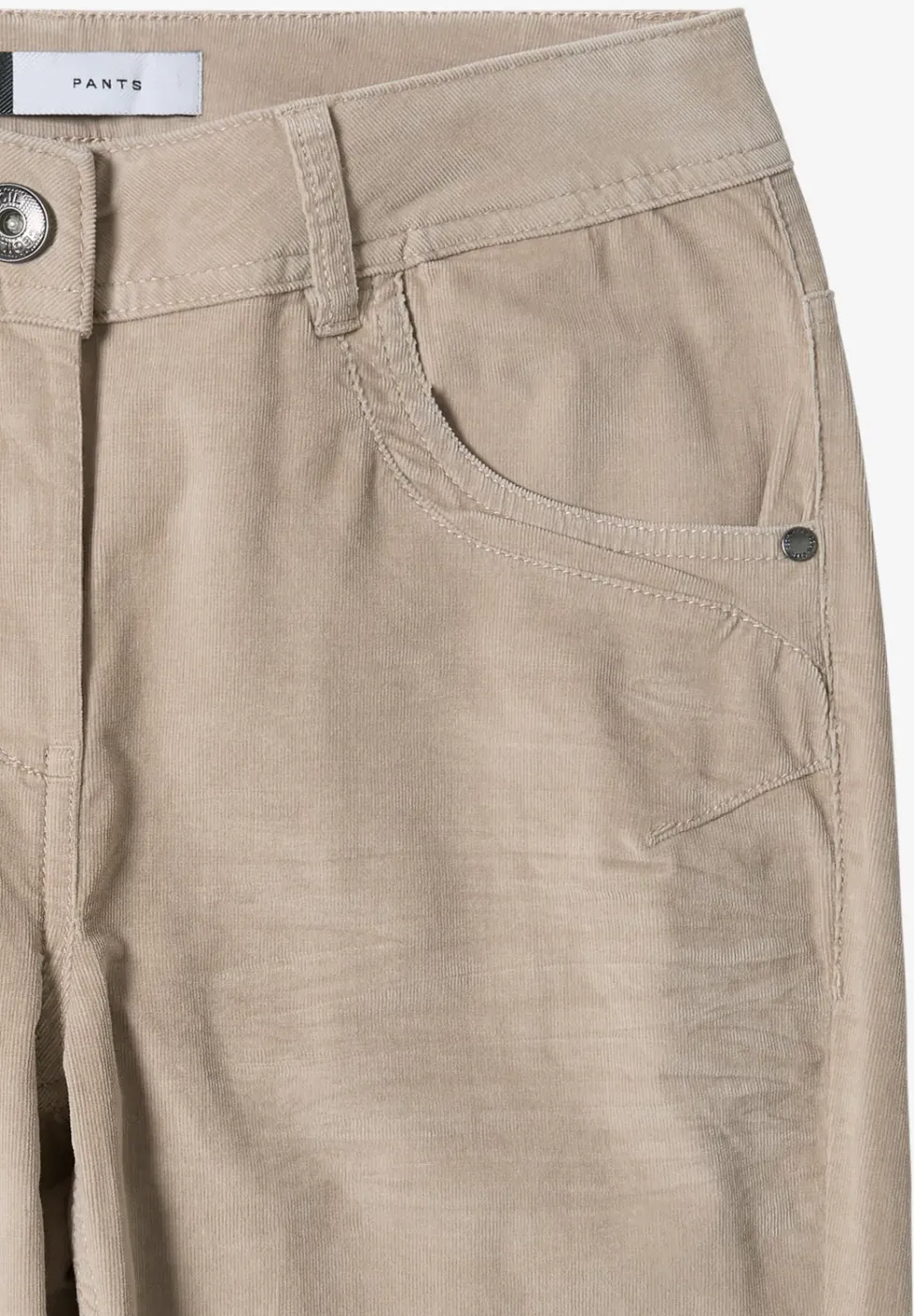 Slim Fit pantalon en velours côtelé