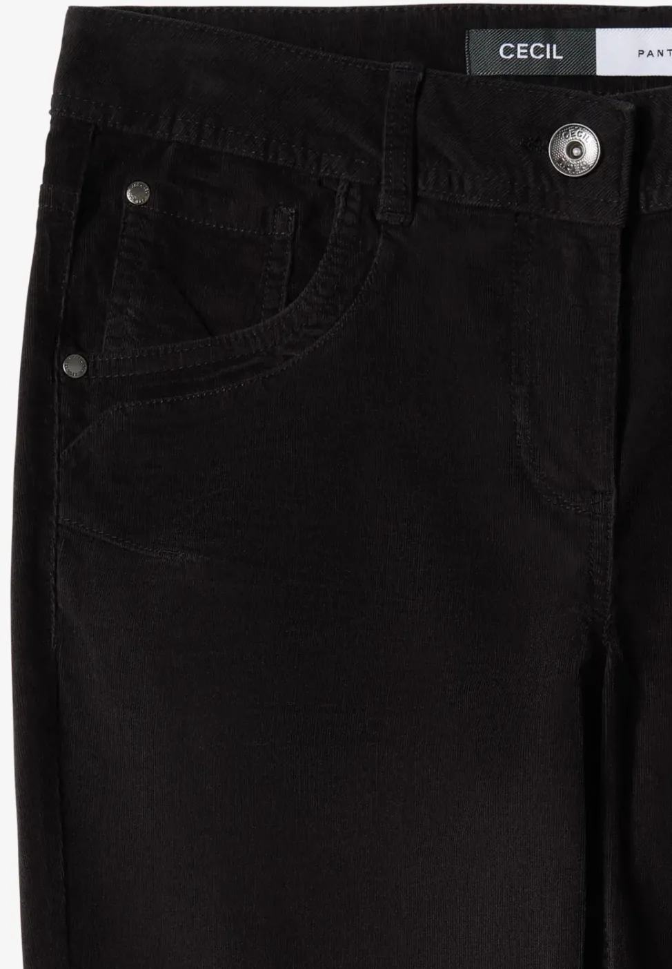 Slim Fit pantalon en velours côtelé