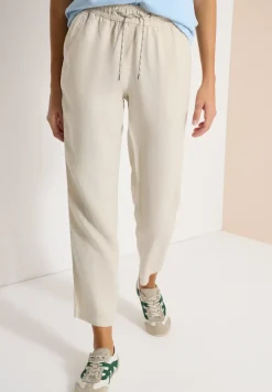 Slim Leg pantalon causal fit en lin