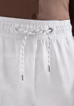 Slim Leg pantalon causal fit en lin