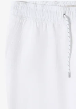 Slim Leg pantalon causal fit en lin