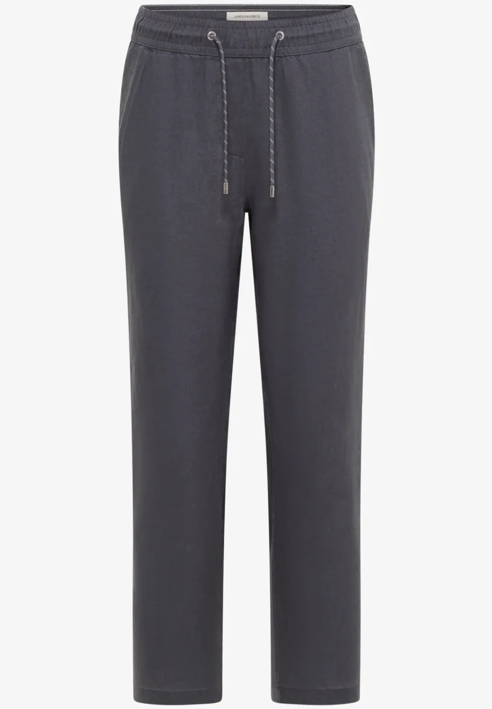 Slim Leg pantalon causal fit en lin