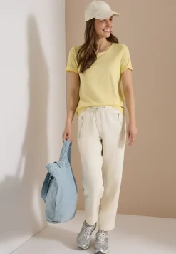 Slim Leg Pantalon en lin mélangé