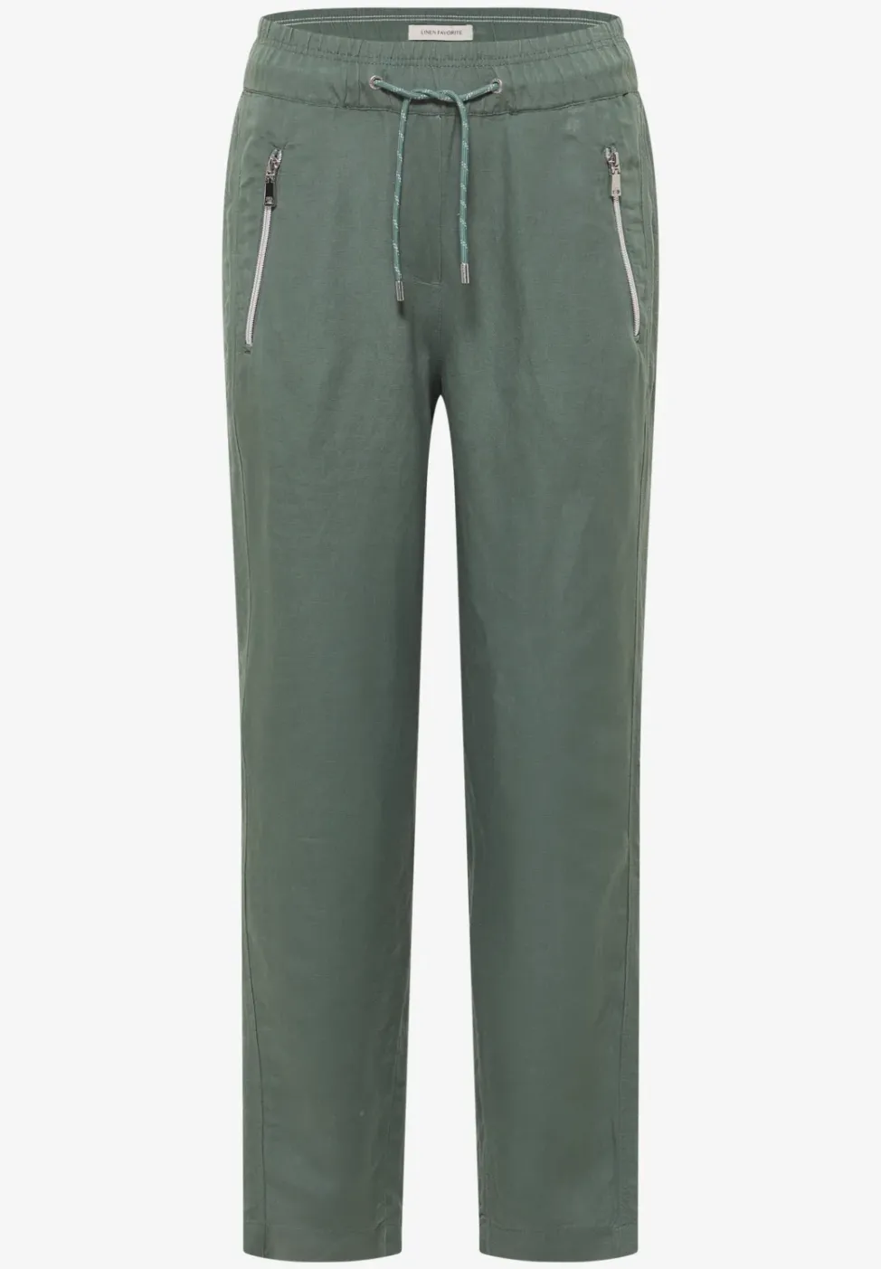 Slim Leg Pantalon en lin mélangé