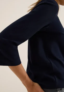 Slub Shirt à col rond