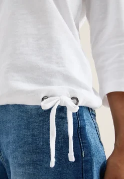 Slub Shirt à col rond