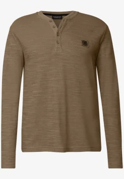 Slub doux Henleyshirt