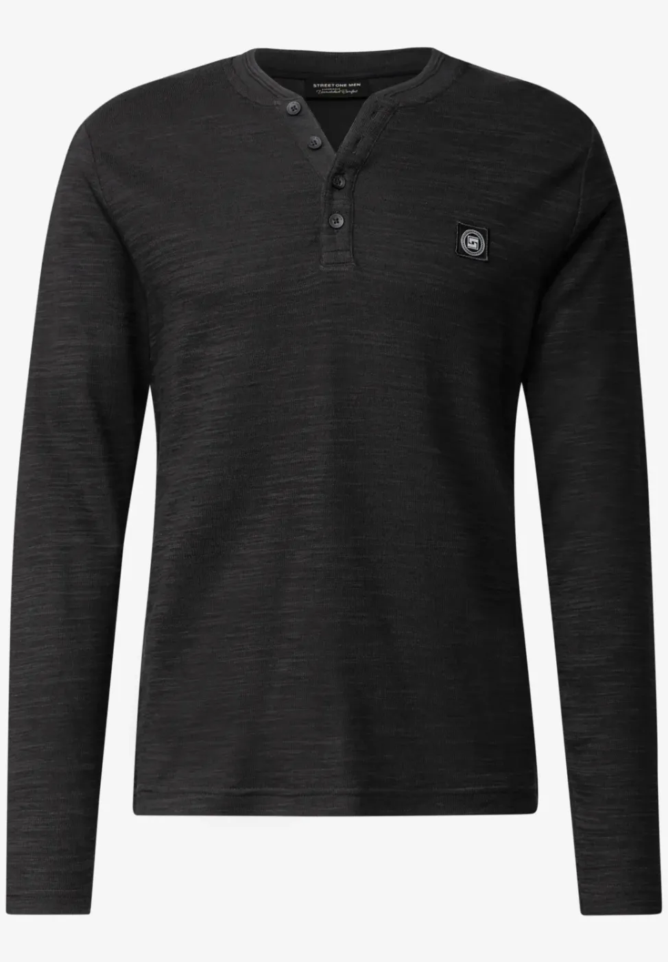 Slub doux Henleyshirt