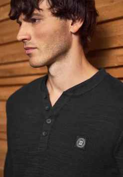 Slub doux Henleyshirt