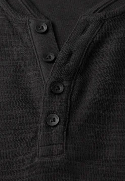 Slub doux Henleyshirt