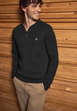 Slub doux Henleyshirt