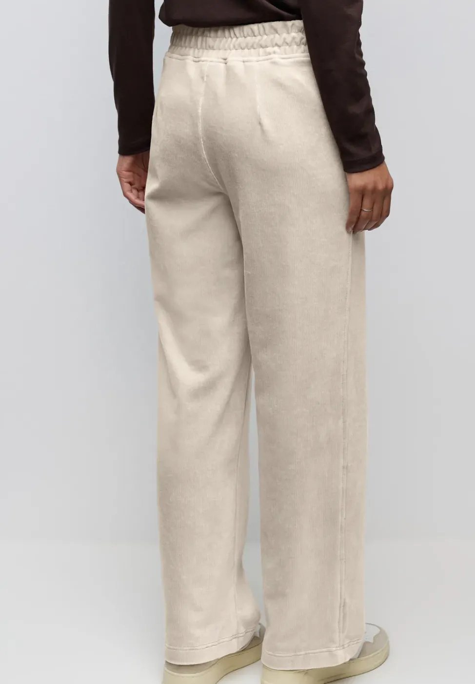 Straight Leg pantalon en velours côtelé