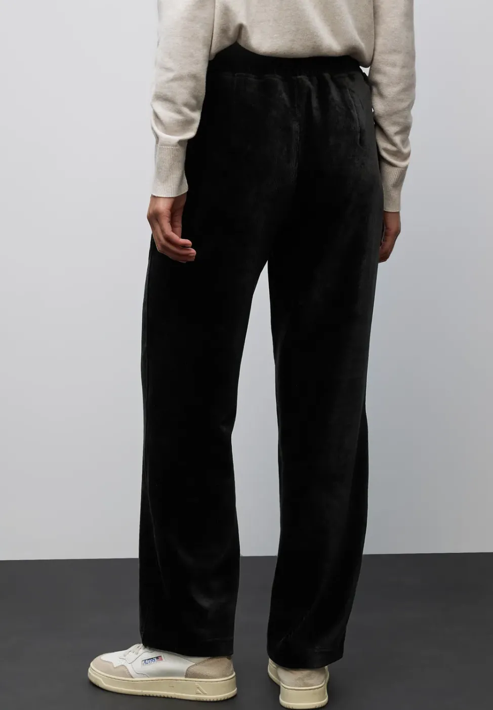 Straight Leg pantalon en velours côtelé