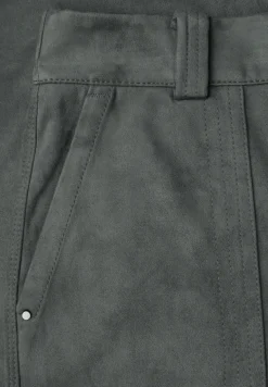 Straight Leg pantalon en velours
